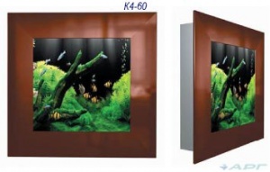 АРГ Аквариум - Картина 25 л (600х135х600), лампа 15Вт