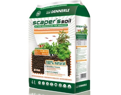 Dennerle Scaper‘s Soil - Питательный грунт для растительных аквариумов, зерно 1-4 мм, 4 л